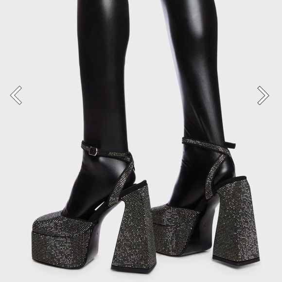 Azalea Wang Rhinestone Platforms - Picture 4 of 6